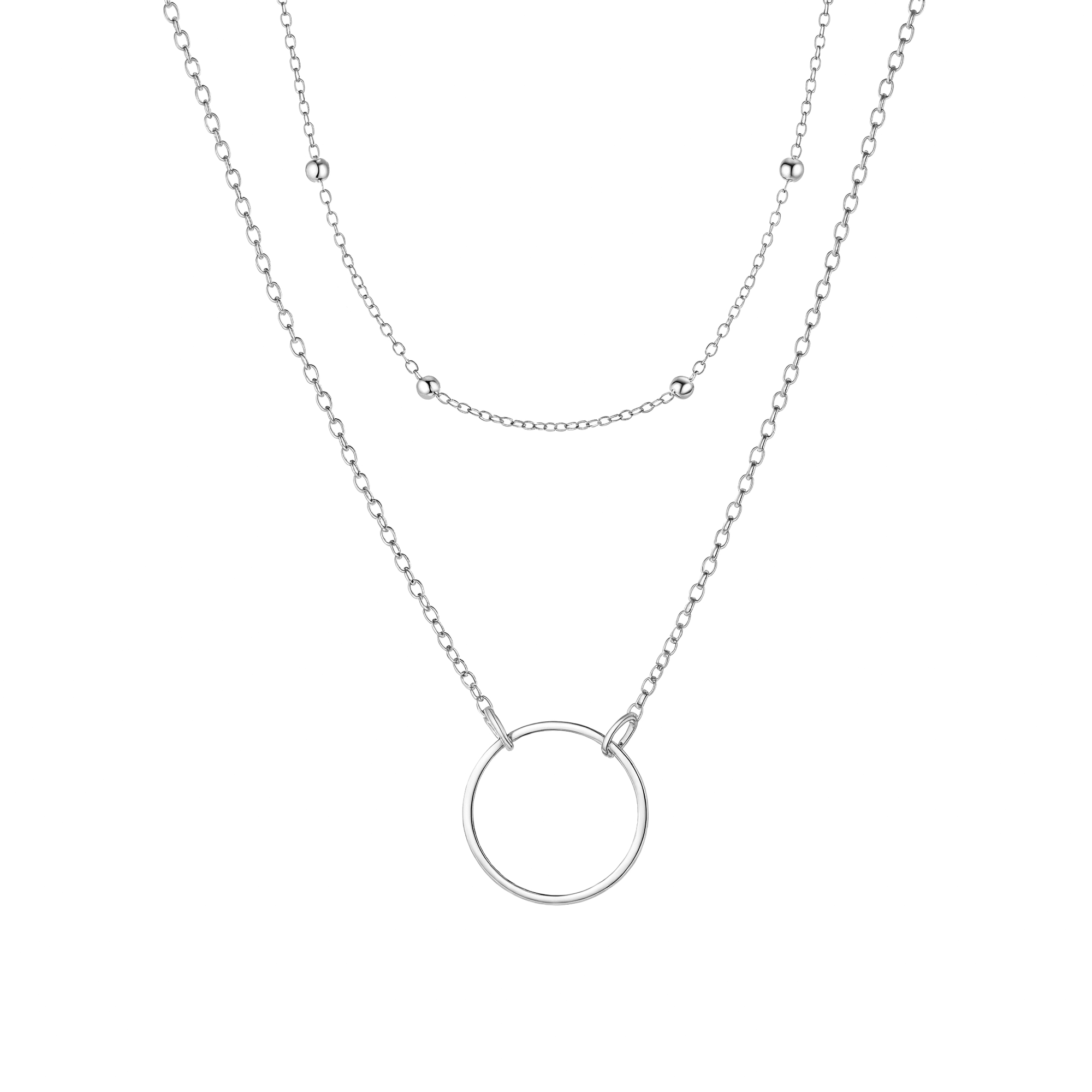 Double Layer Circle Choker - Victoria London