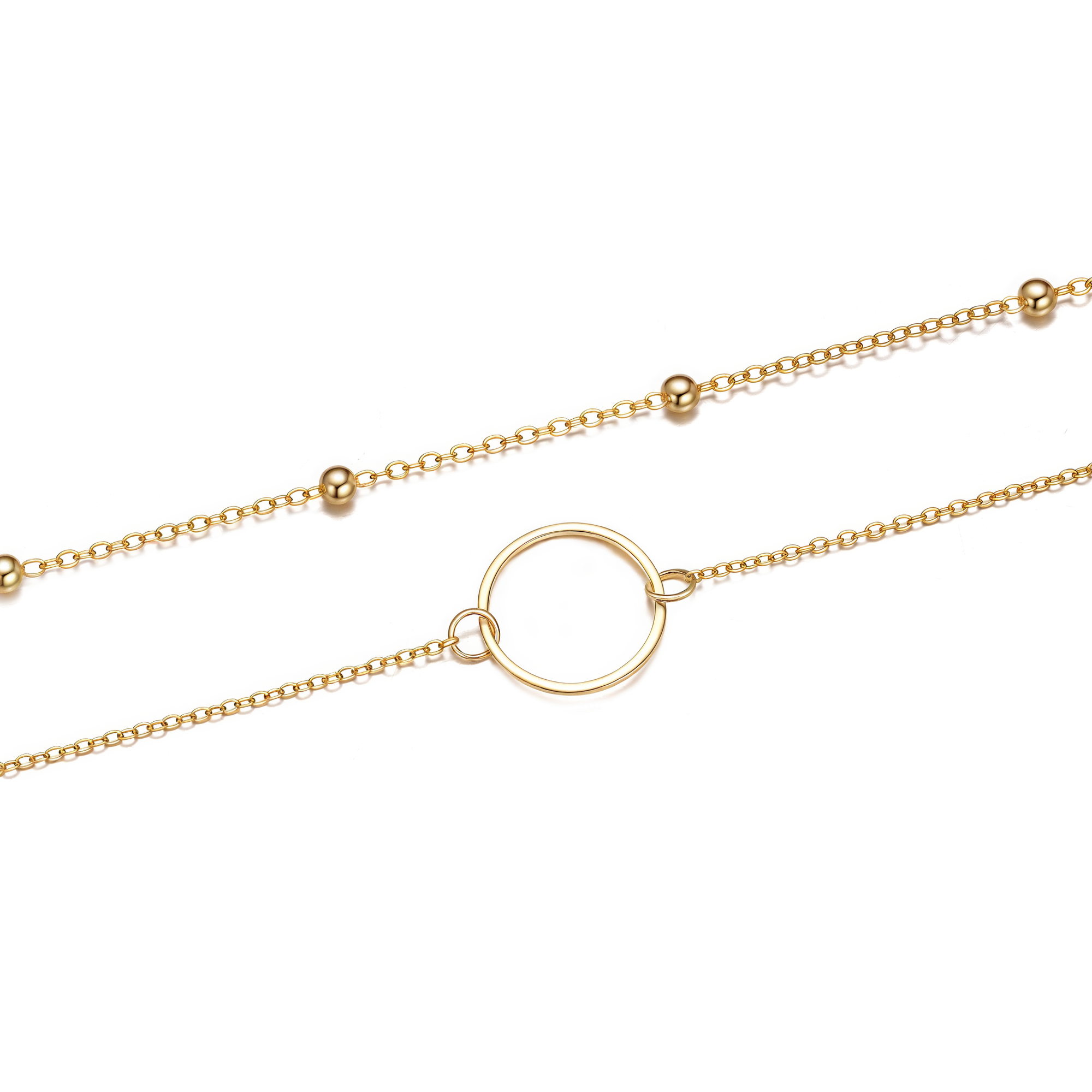 Double Layer Circle Choker - Victoria London