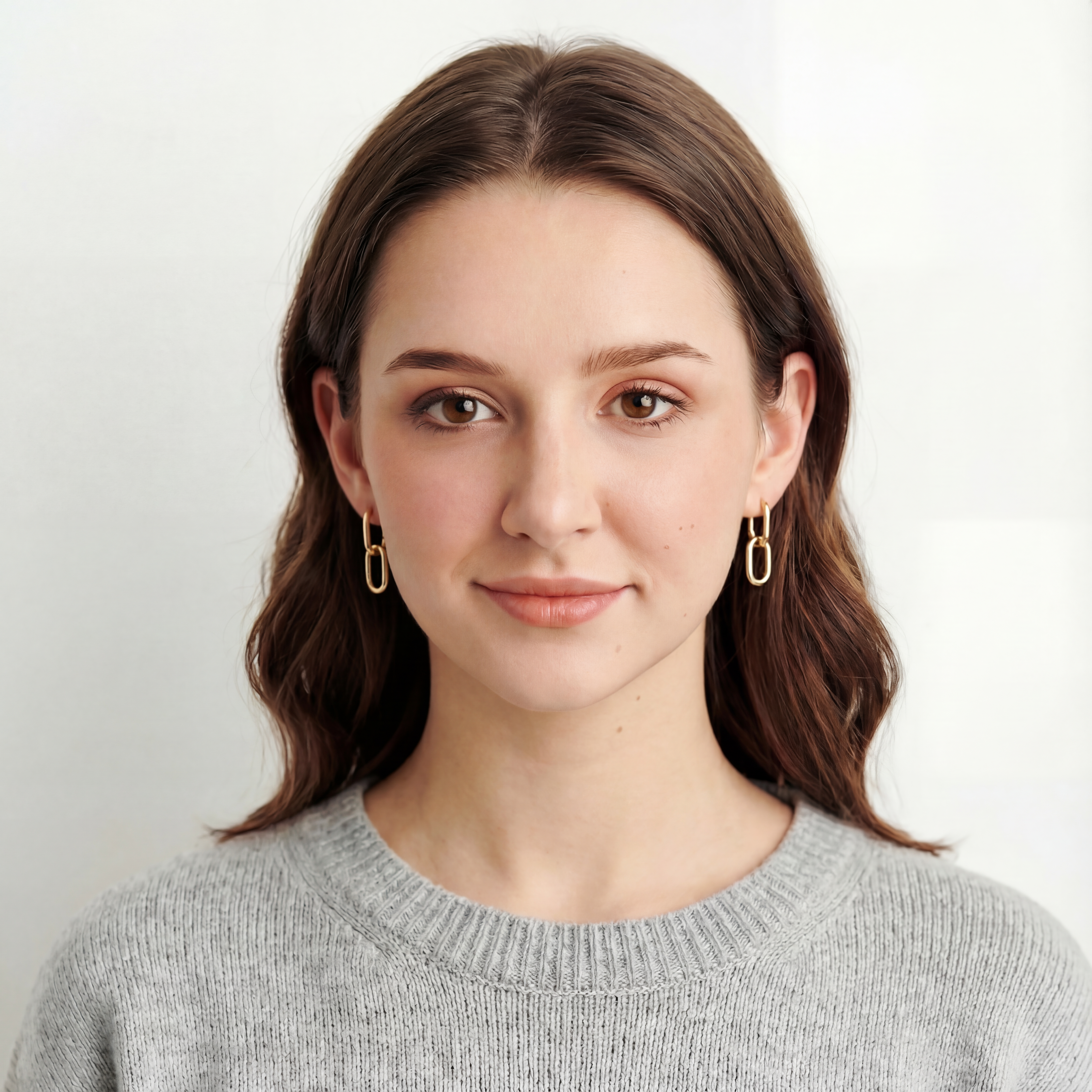 Oval Link Earrings - Victoria London
