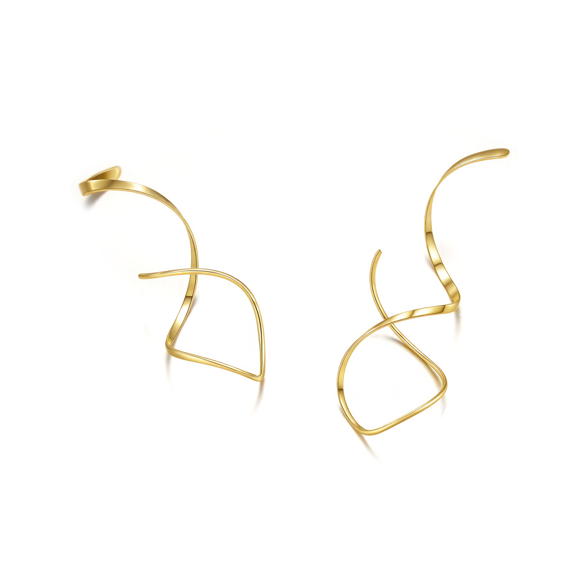 Twisted Drop Earrings - Victoria London