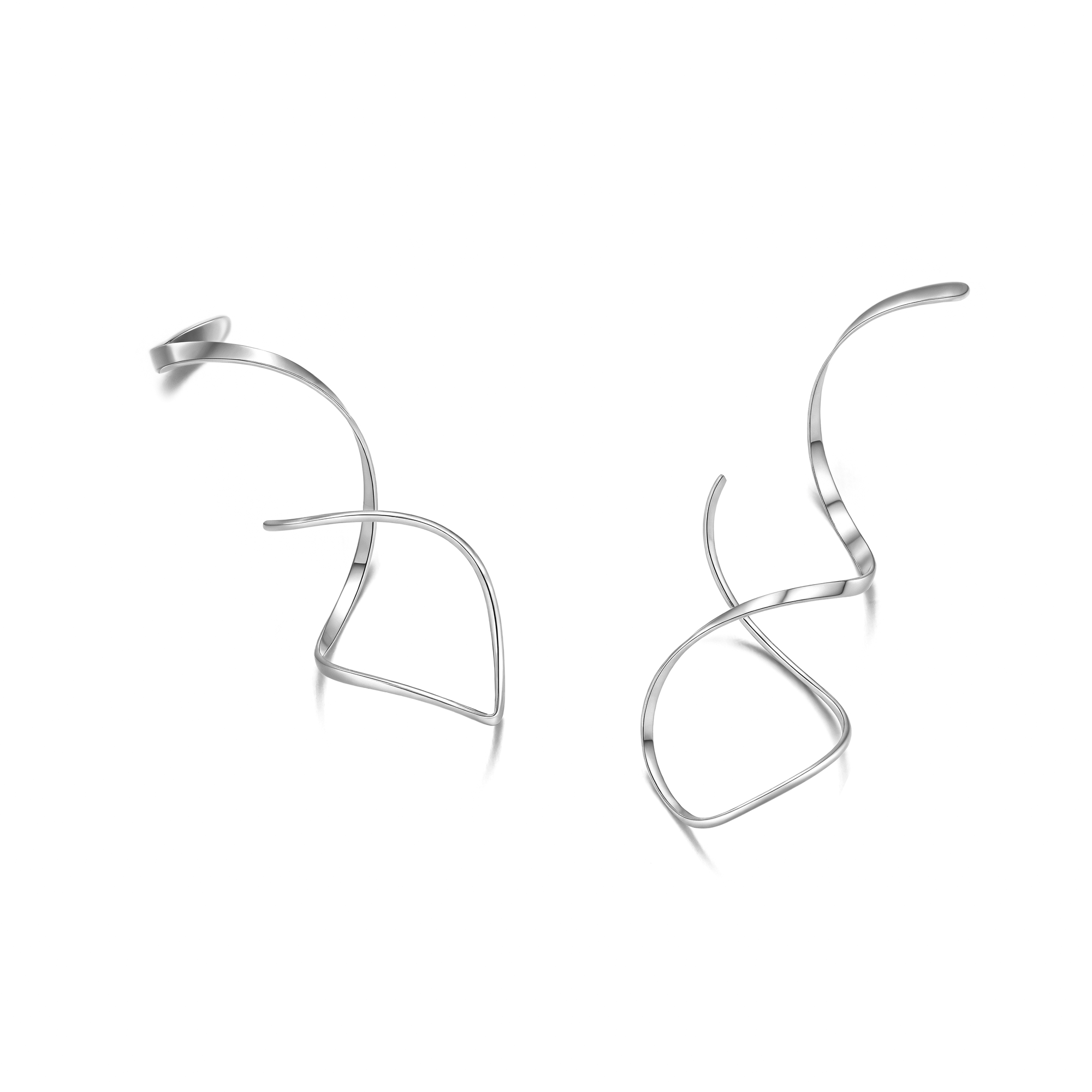 Twisted Drop Earrings - Victoria London