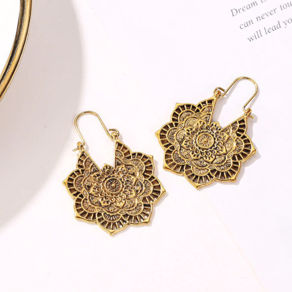 Victoria London Earrings Limited Edition: Floral Mandala Earrings