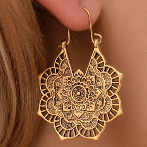 Victoria London Earrings Limited Edition: Floral Mandala Earrings
