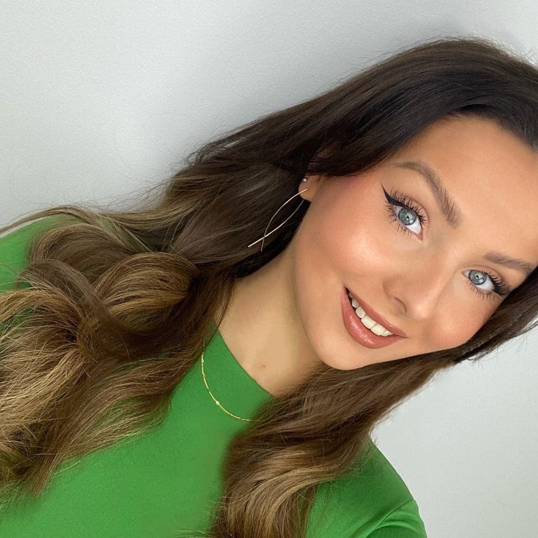 Victoria London Earrings Open Twist Earrings