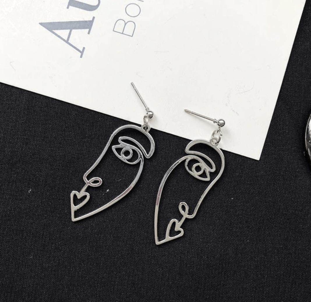 Victoria London Earrings Picasso Face Earrings