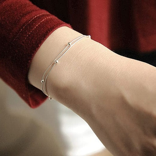 Victoria London Minimalist Bead Bracelet