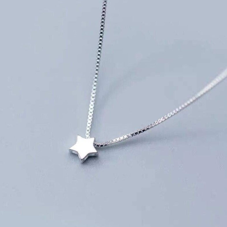 Victoria London Nebula Star Necklace - Sterling Silver