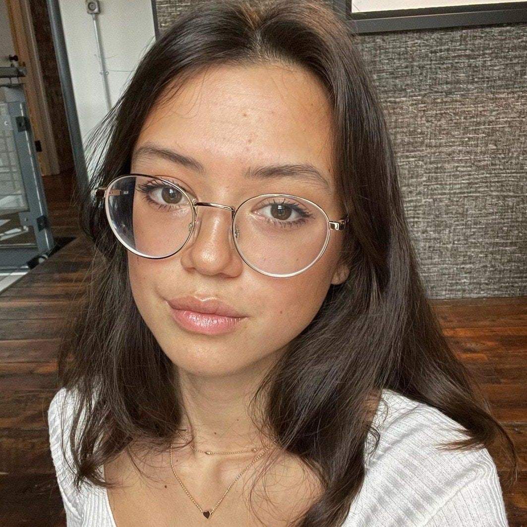 Victoria London Necklace Double Layer Heart Charm Necklace