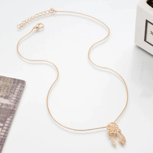 Victoria London Necklace Dreamcatcher Pendant Necklace