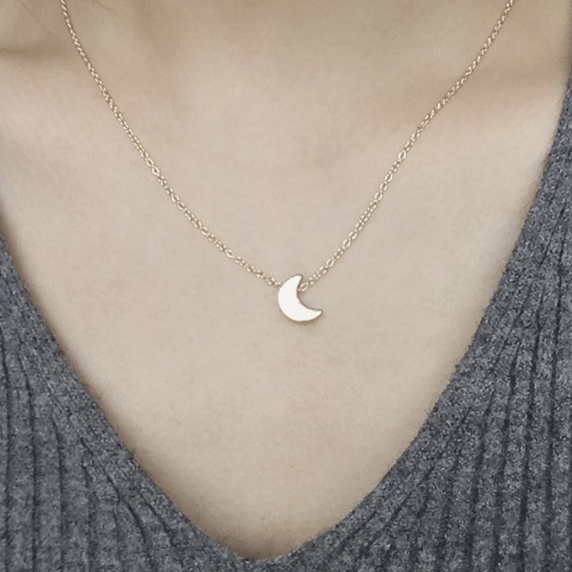 Victoria London Necklace Lunar Pendant Necklace