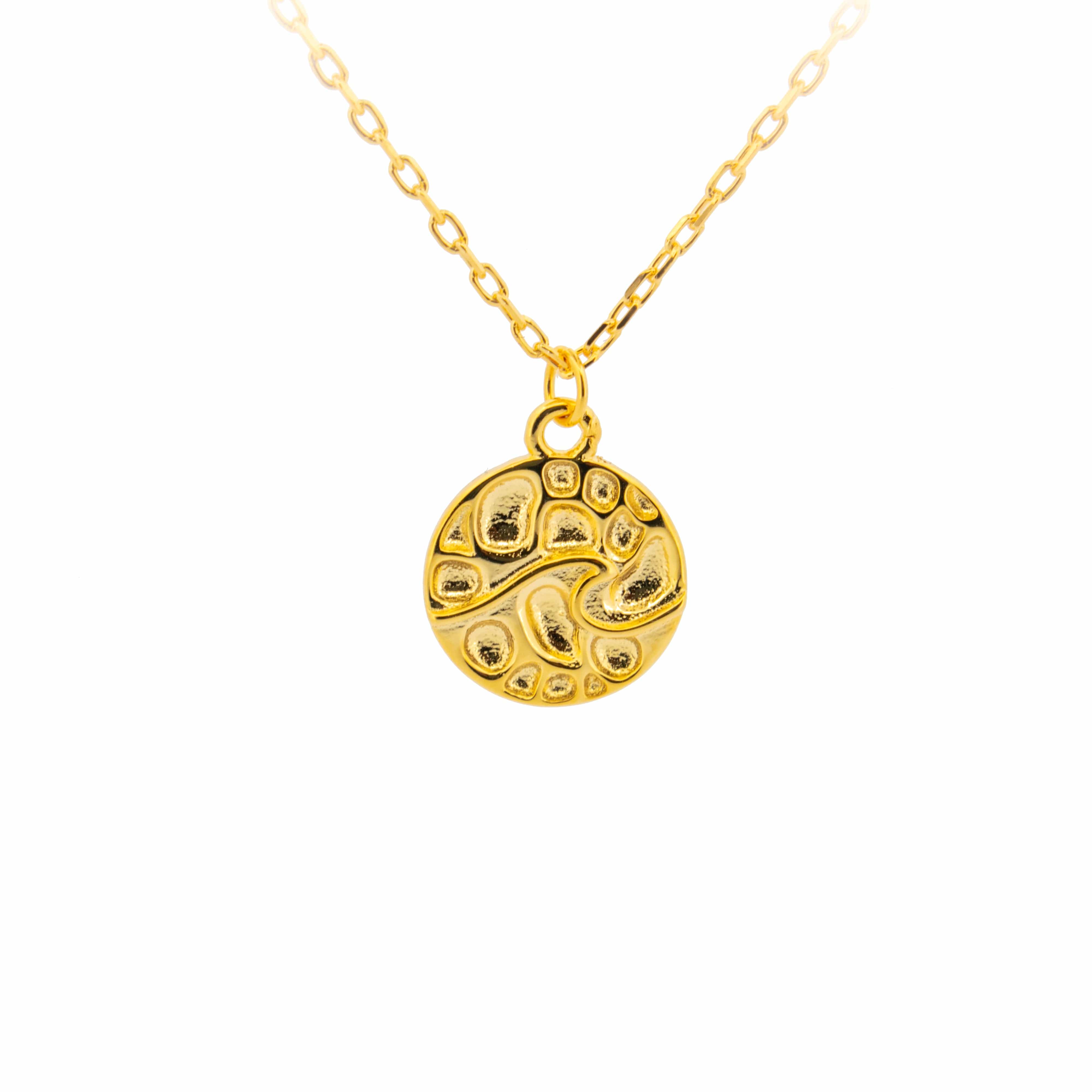 Victoria London Necklaces 18k Gold Duo Medallion Necklace