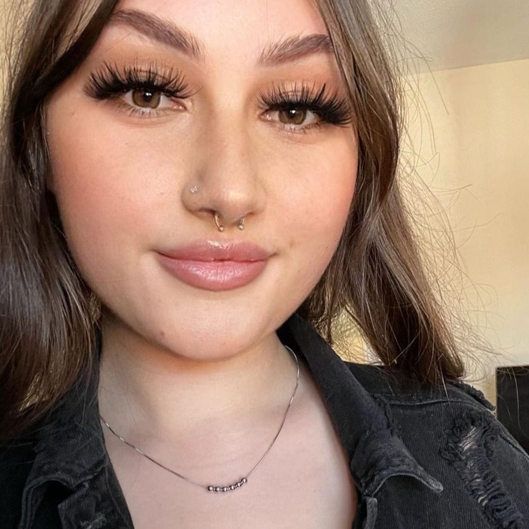 Victoria London Necklaces Sterling Silver 'For Eternity' Beaded Necklace