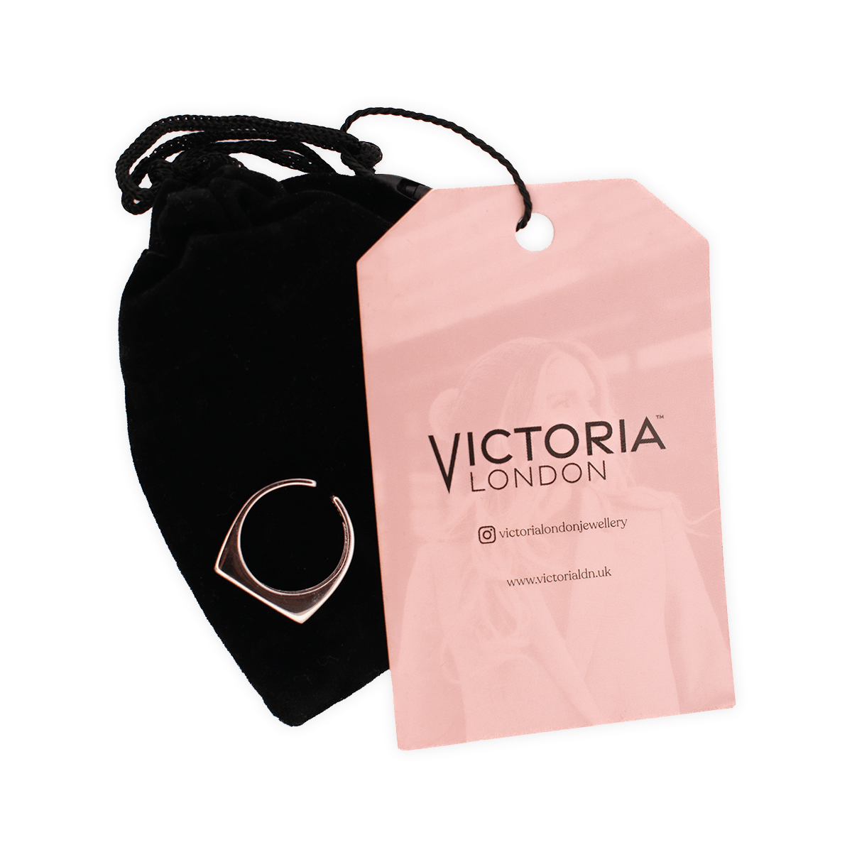 Victoria London Rings Minimalist Bar Ring