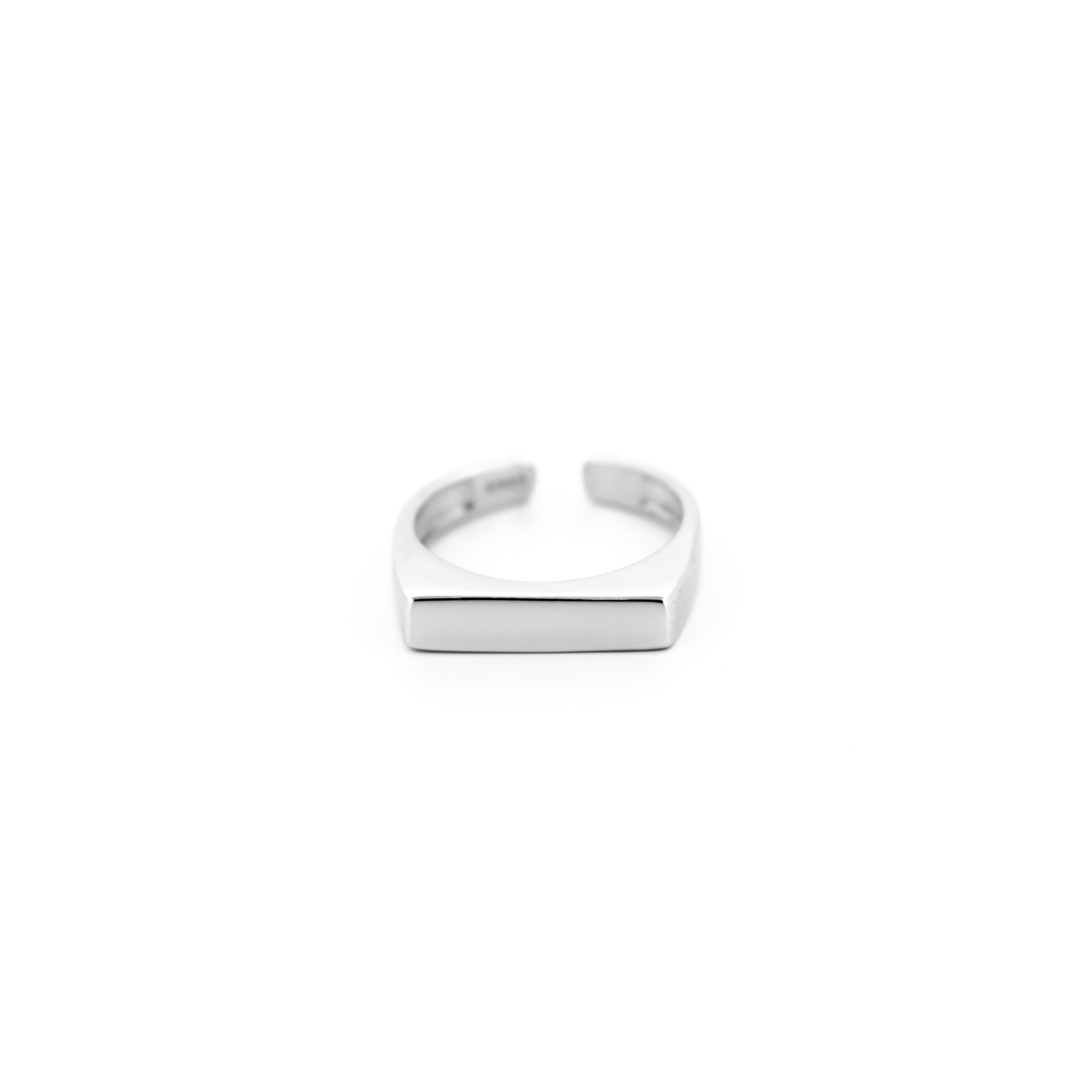 Victoria London Rings Minimalist Bar Ring