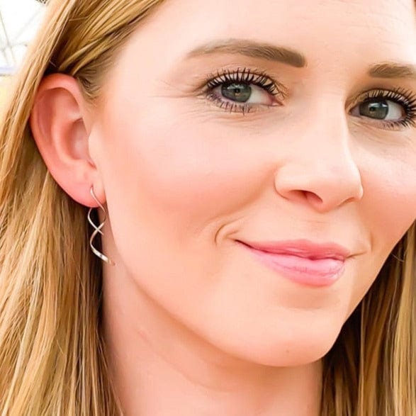 Victoria London Twisted Drop Earrings